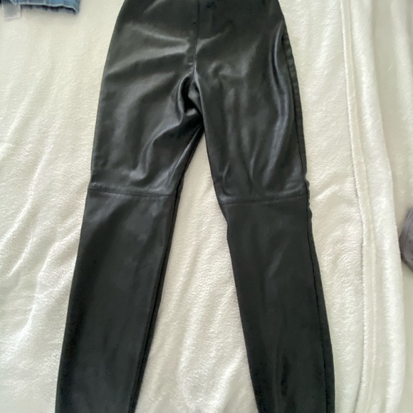 Black leather pants womans - Picture 1 of 2